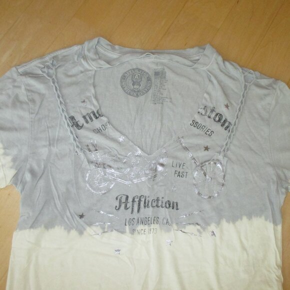 The Buckle Affliction Motorcycle t-shirt womens medium - Picture 1 of 10